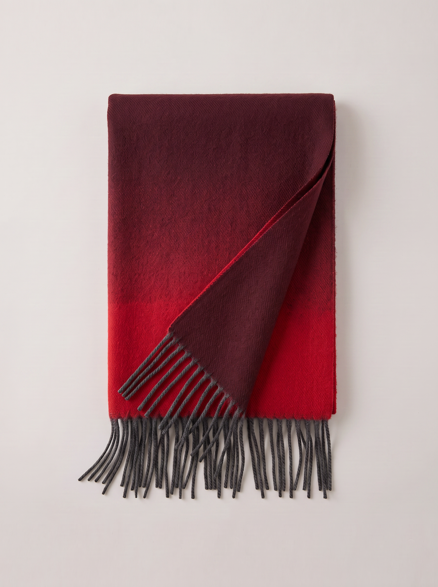 100% Australian Wool Gradient Scarf