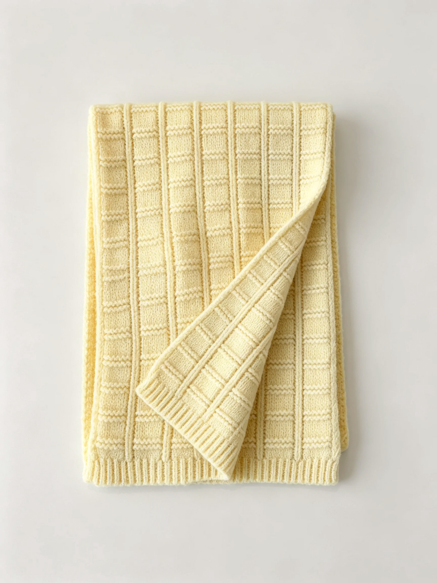 Cable-Knit Winter Scarf