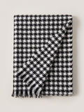 Houndstooth Fringe Scarf