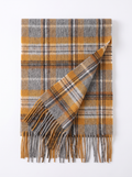 100% Wool Fine Check Scarf