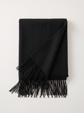 300g Cashmere-Feel Oversized Fringe Scarf | Solid Blanket Wrap