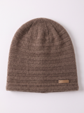 "Alpine Comfort" 100% Cashmere Ribbed Beanie