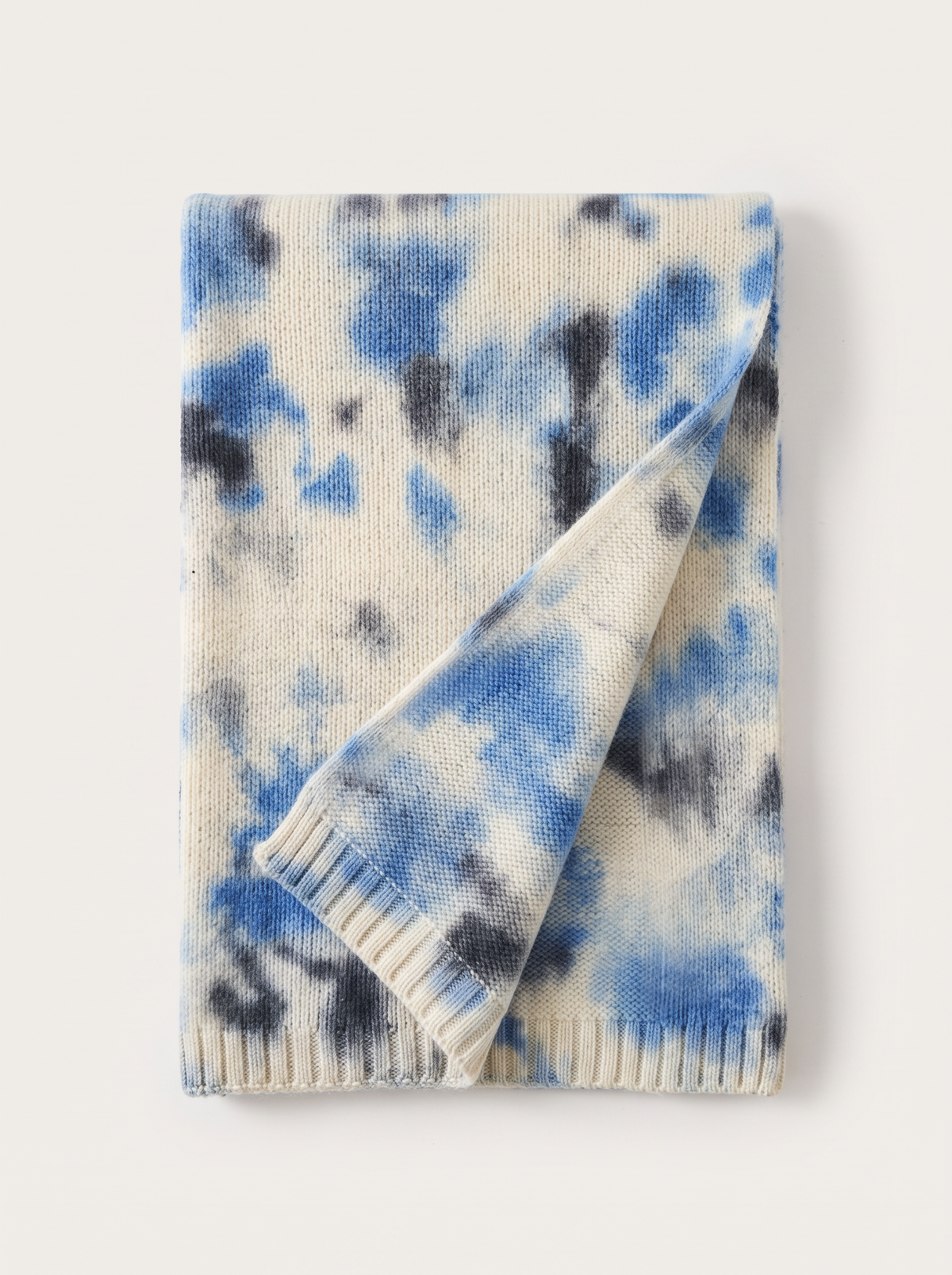100% Wool Ink-Wash Effect Scarf