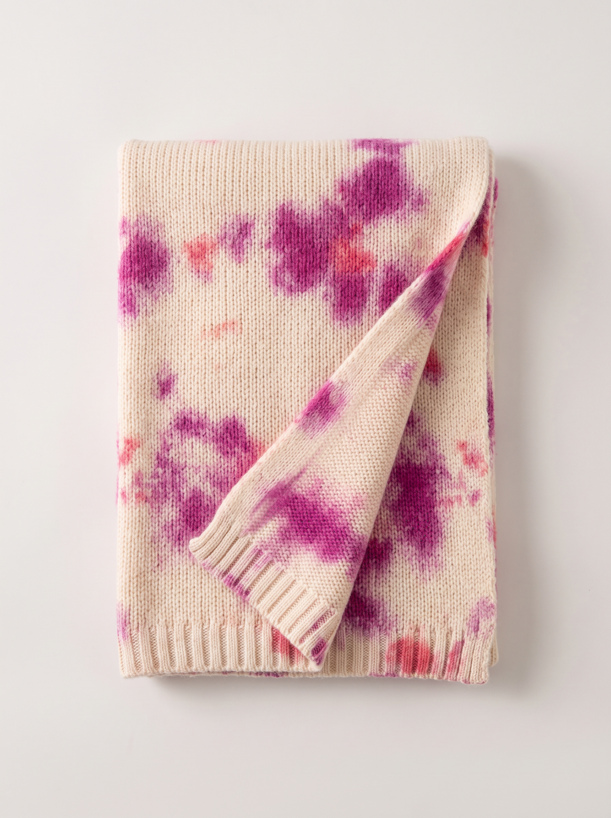 100% Wool Ink-Wash Effect Scarf