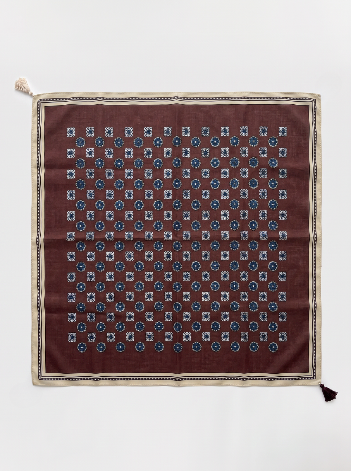 Vintage Medallion Square Scarf
