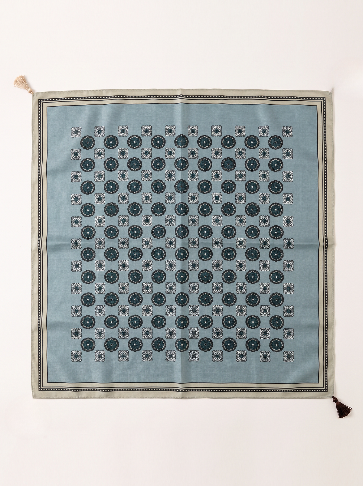 Vintage Medallion Square Scarf
