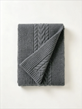 Brushed Rib Wool-Blend Scarf