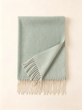 Reversible Two-Tone Wool Scarf