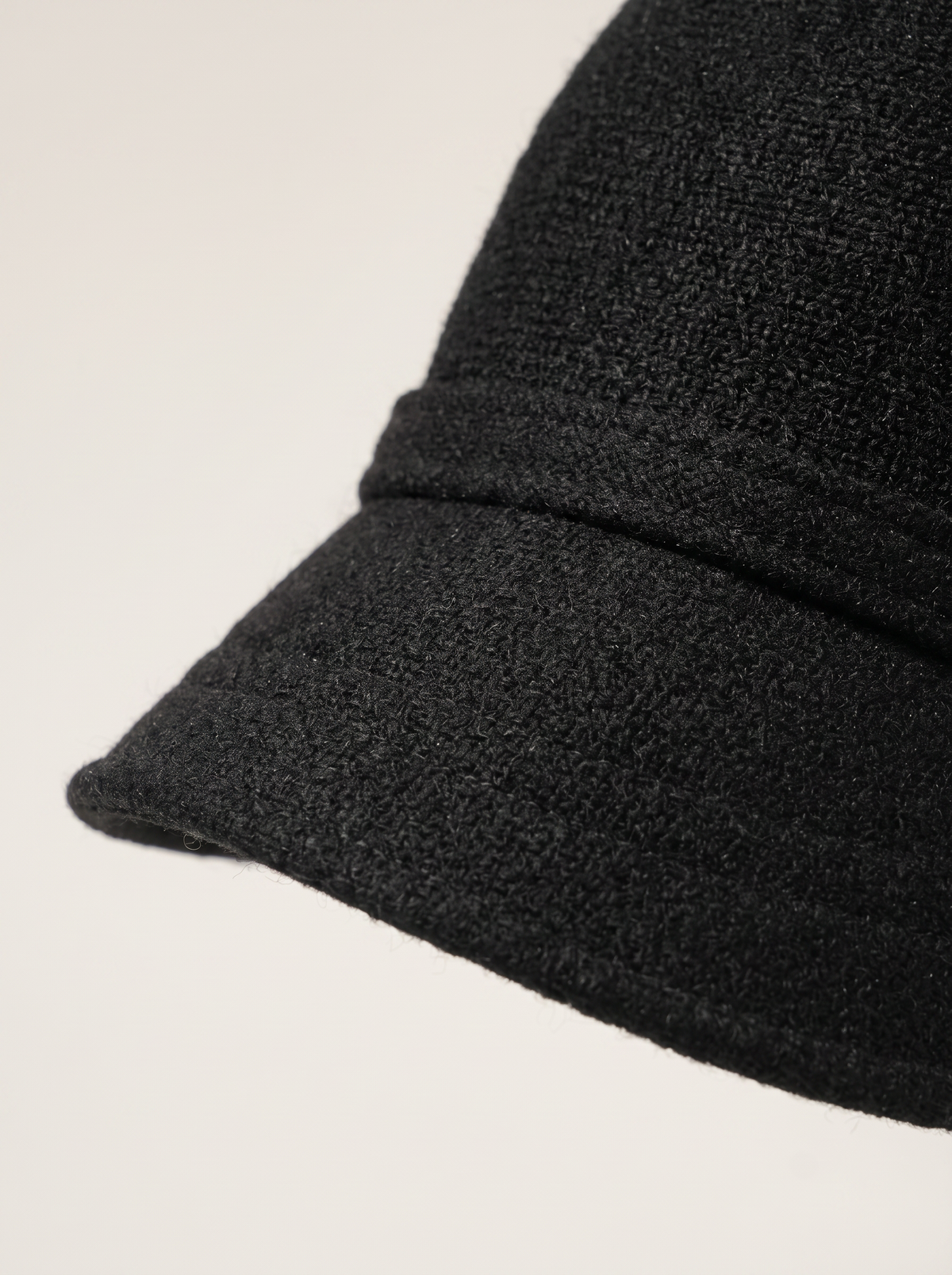 Wool-Blend Bow Cloche Hat