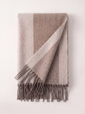"Nordic Contrast" Color-Block 100% Australian Wool Scarf