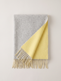 Reversible Contrast Wool Scarf