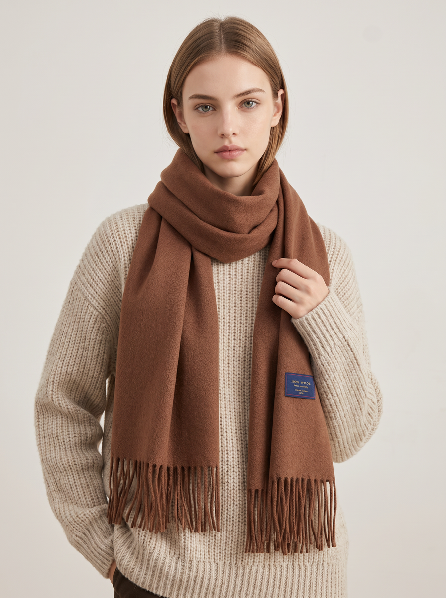 "Alpine Luxe" Premium Merino Wool Scarf
