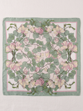 "Dragonfly Meadow" Floral 100% Mulberry Silk Scarf