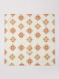 "Oriental Blossom" Floral 100% Mulberry Silk Scarf