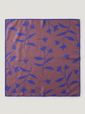 "Morning Dew" Floral 100% Mulberry Silk Scarf