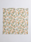 "Osmanthus Nights" Floral 100% Mulberry Silk Scarf