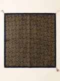 Paisley Border Tassel Square Scarf