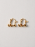 Cloisonné & Agate Drop Earrings — Turquoise and Pearl