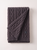 "Cable Knit Comfort" 100% Merino Wool Scarf