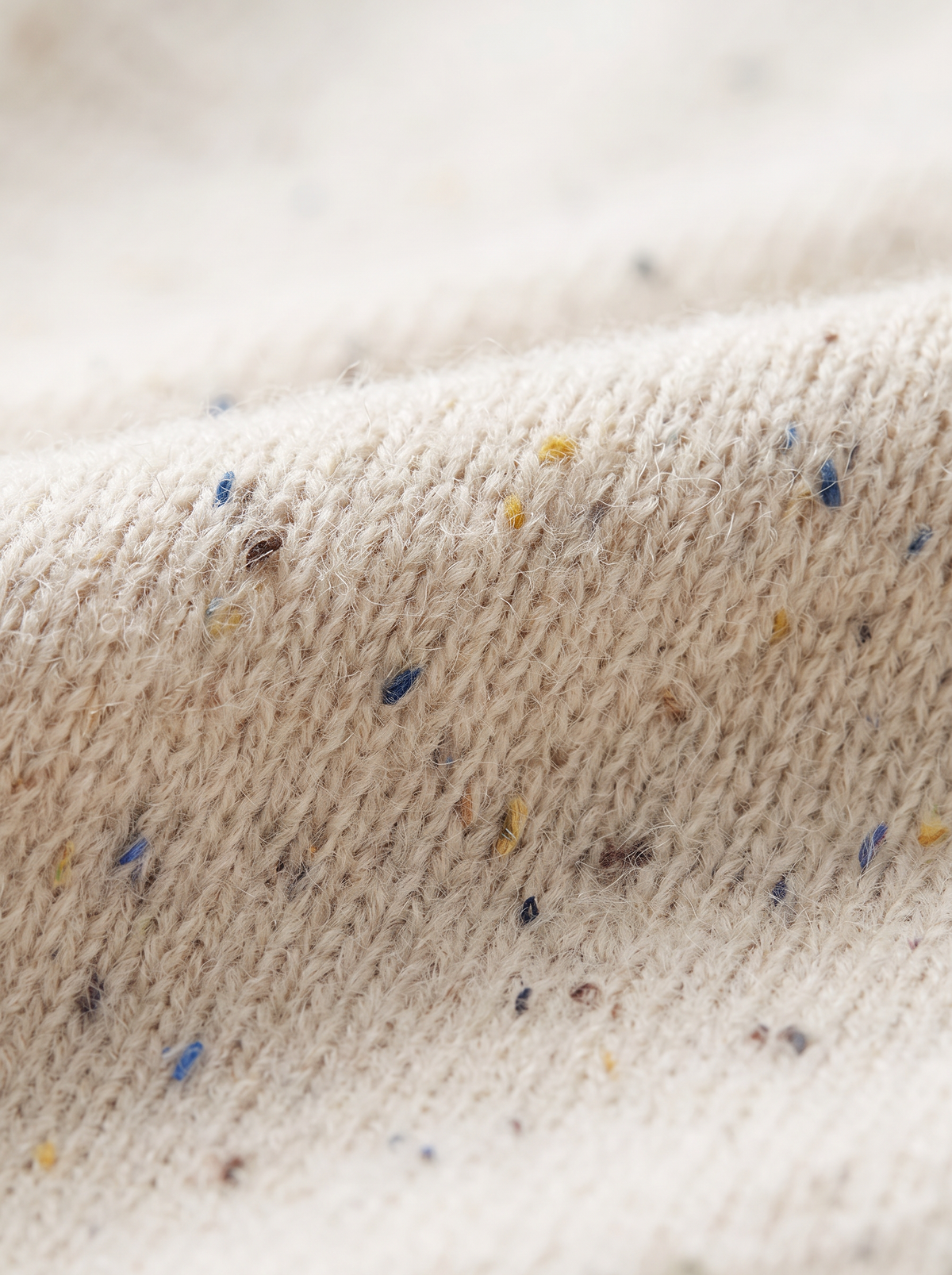 "Speckled Wool" Knit Scarf