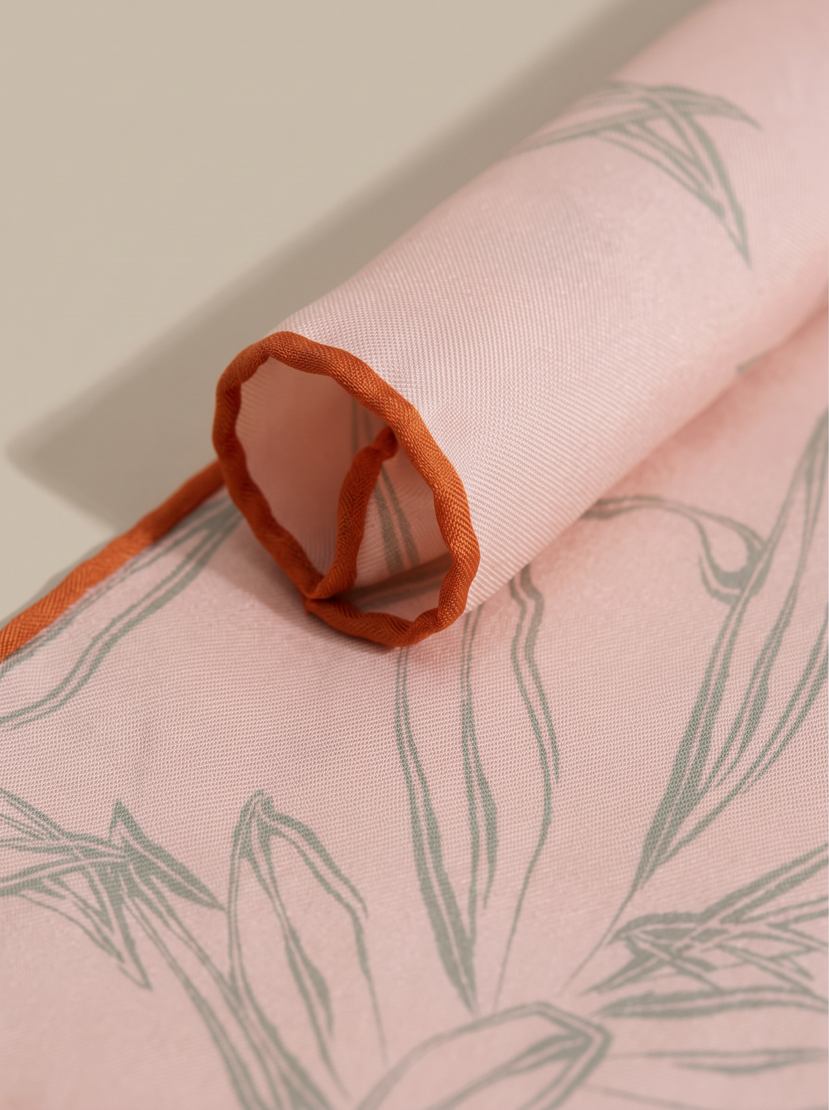 "Watercolor Bloom" Floral 100% Mulberry Silk Scarf