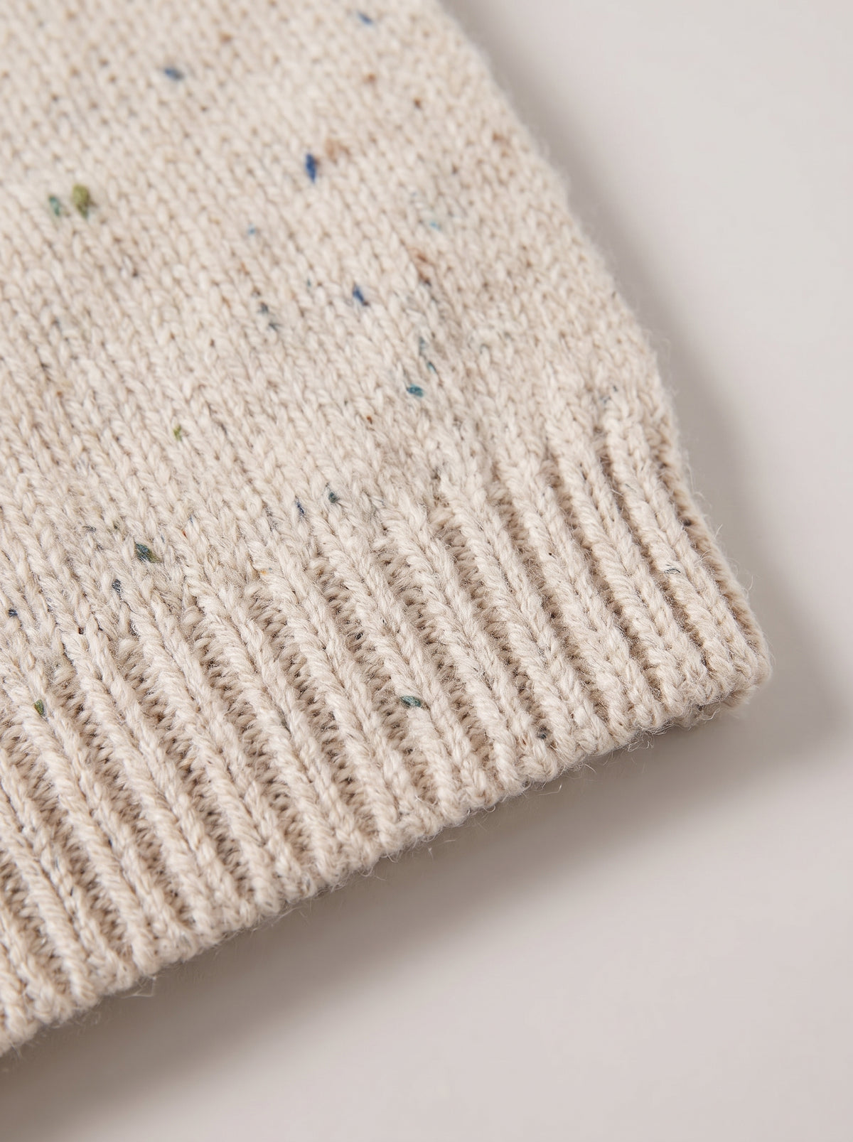 "Speckled Wool" Knit Scarf