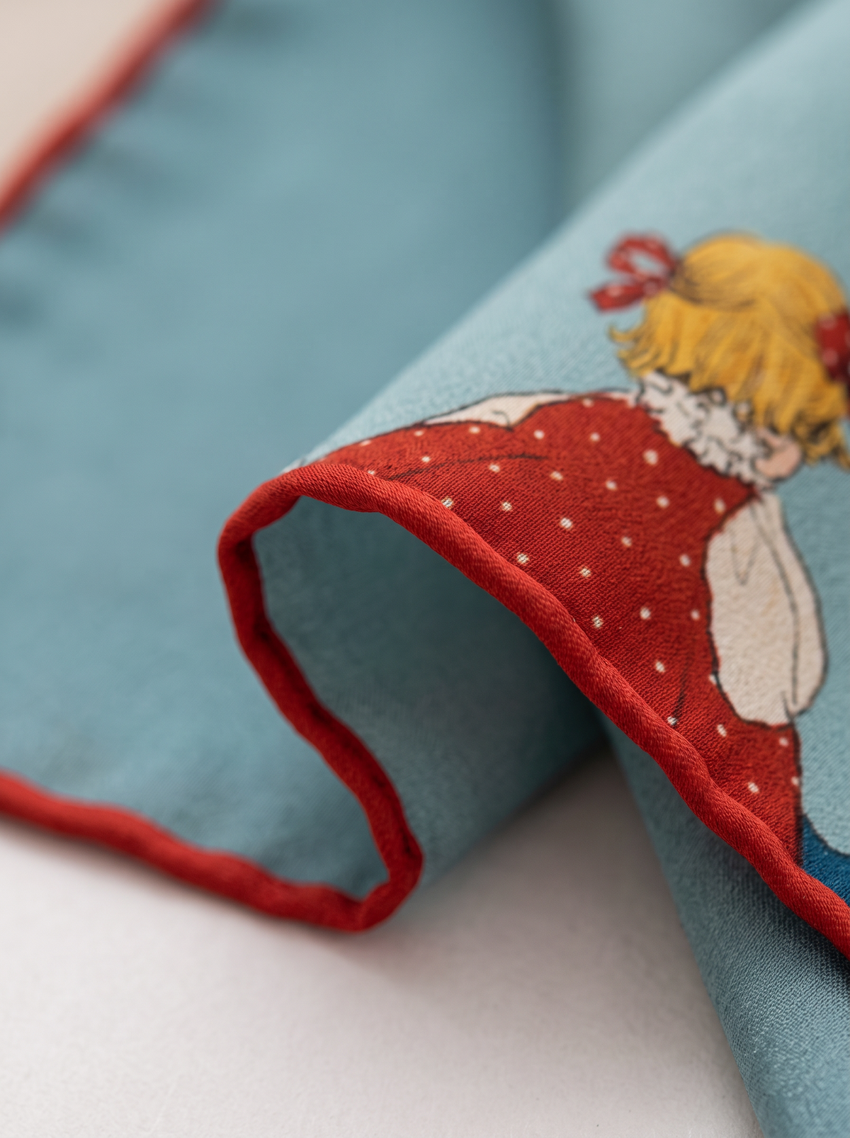 "Swan Lullaby" Fairytale 100% Mulberry Silk Scarf