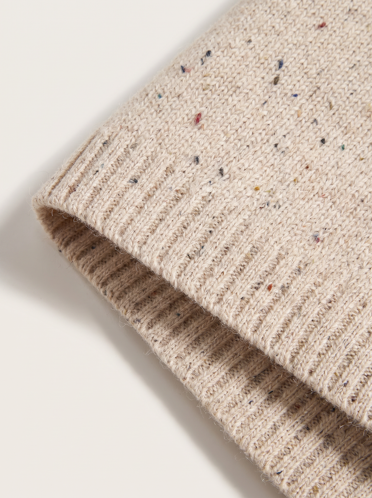 "Speckled Wool" Knit Scarf