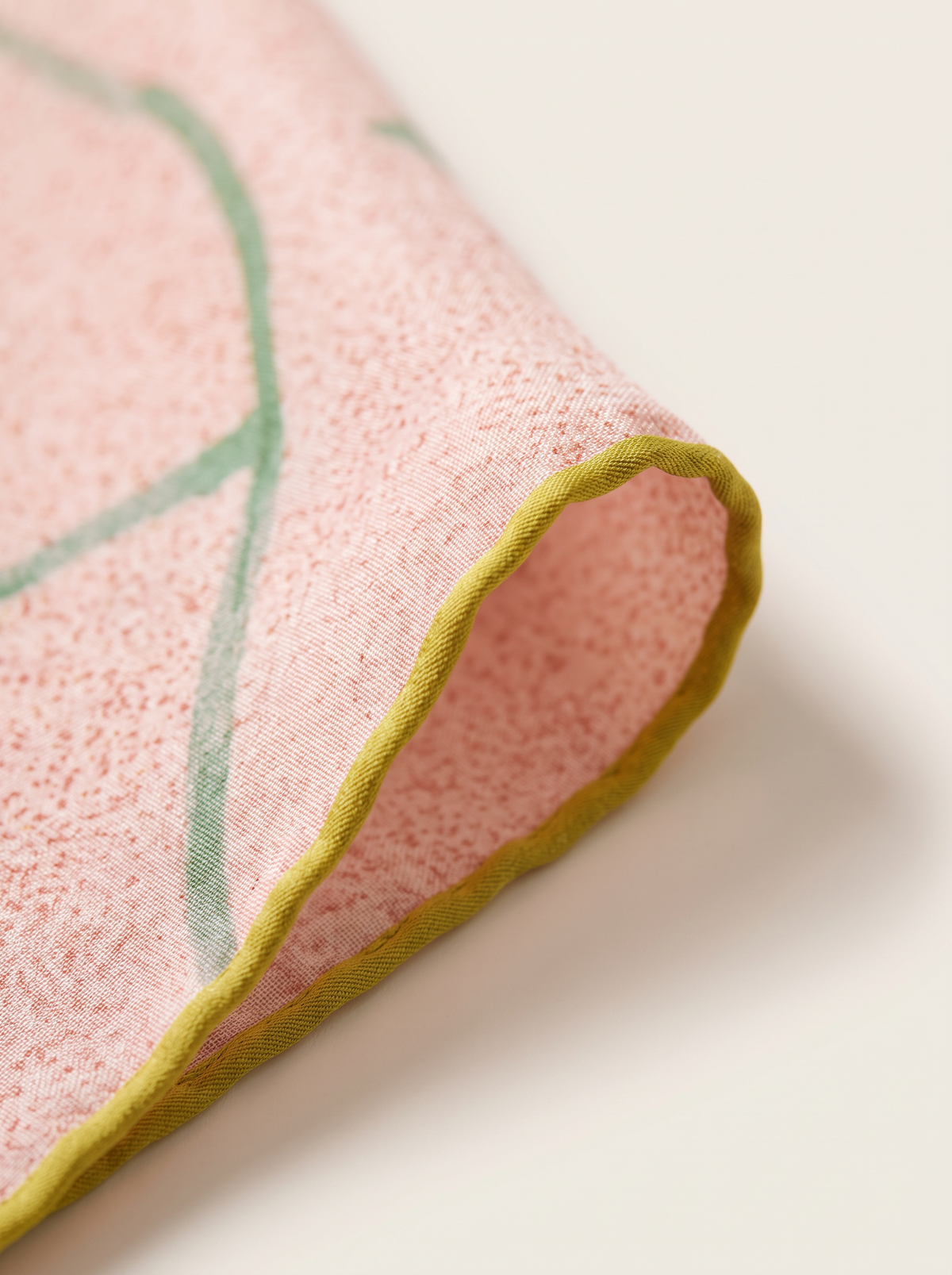 "Fruit of Life" Strawberry 100% Mulberry Silk Scarf
