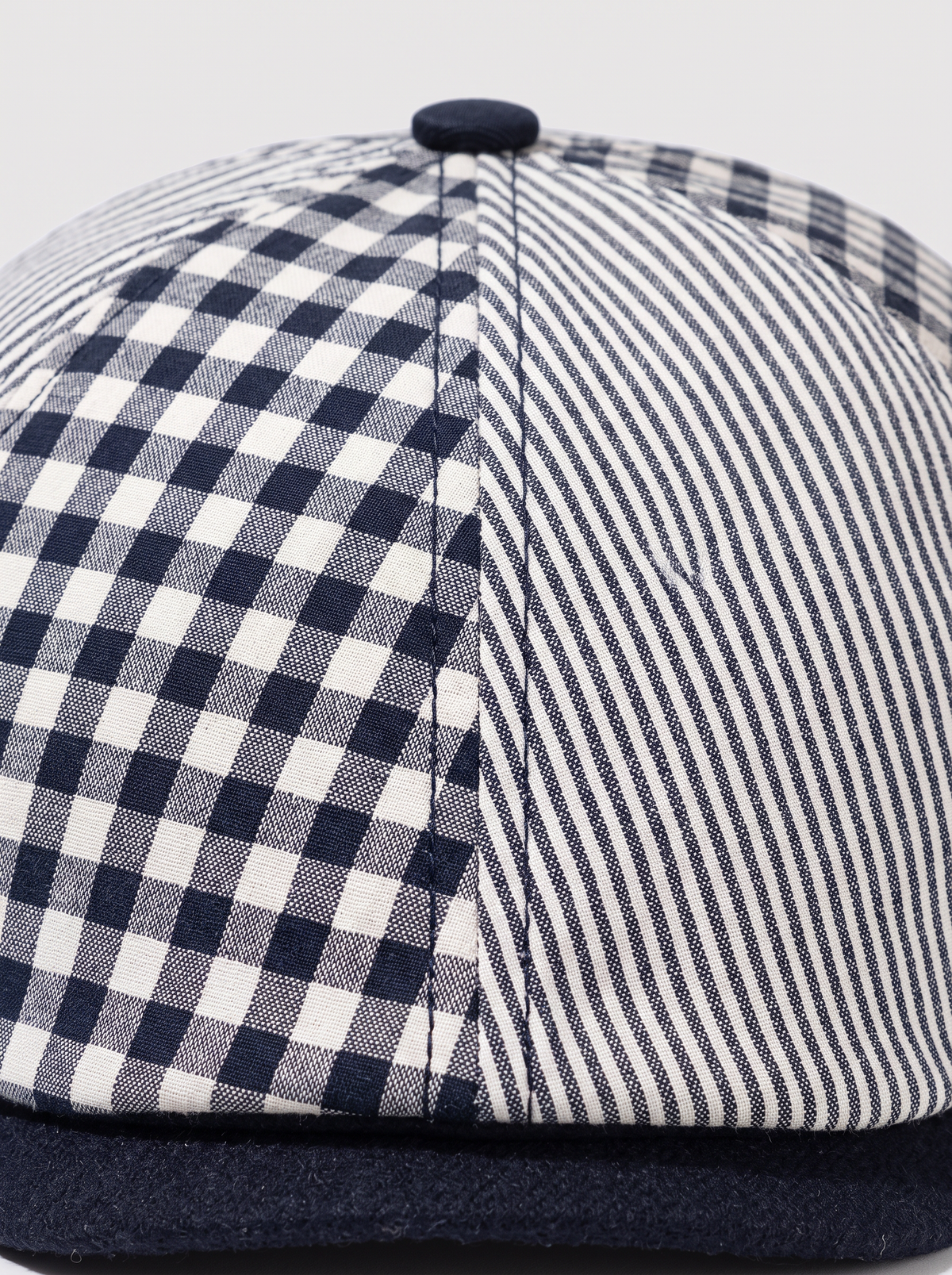Plaid Patchwork Newsboy Cap