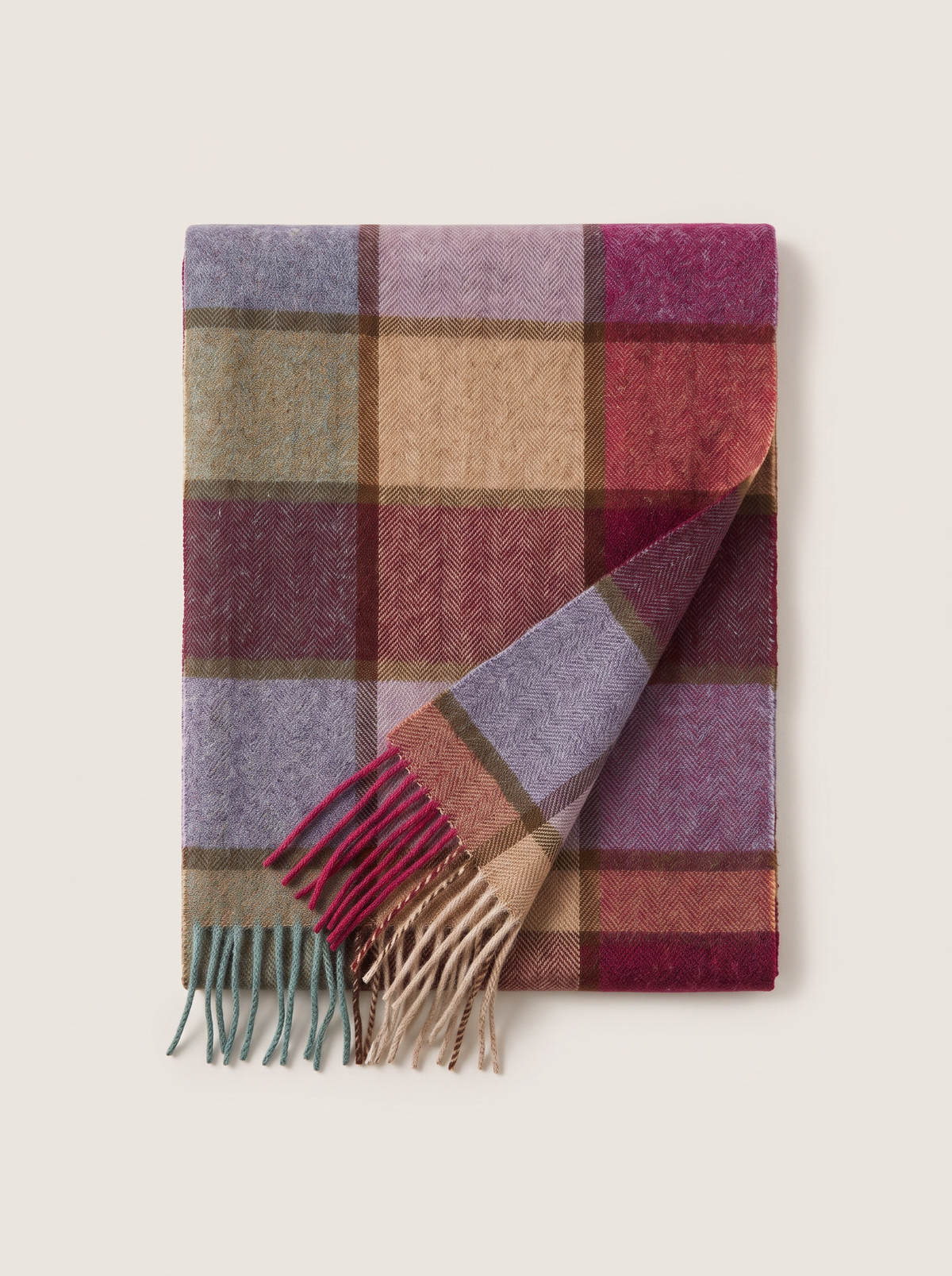 100% Wool Heritage Plaid Scarf