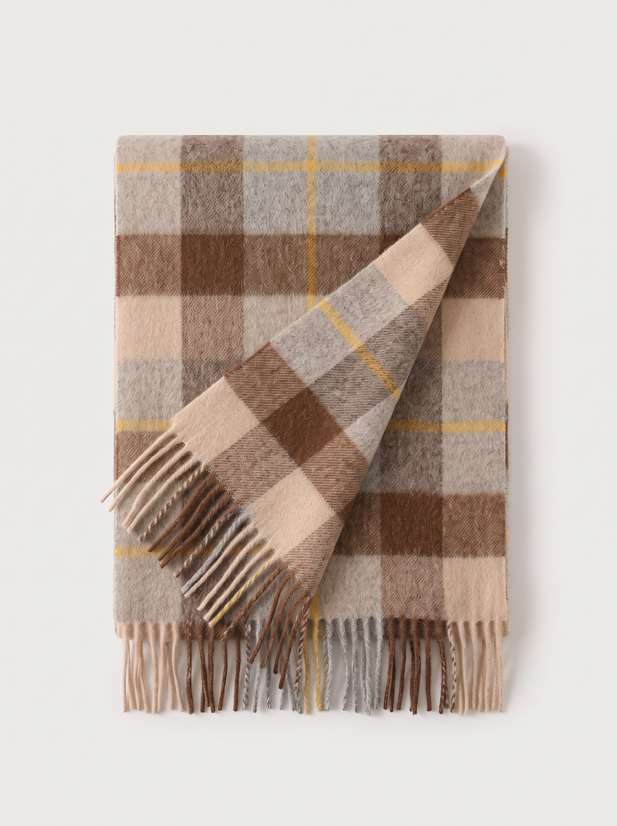 100% Wool Heritage Stripe Scarf