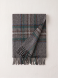 100% Wool Shadow Plaid Scarf