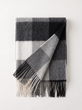 100% Wool Checkerboard Scarf