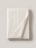 Textured Honeycomb Knit Scarf
