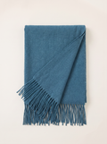 300g Cashmere-Feel Oversized Fringe Scarf | Solid Blanket Wrap