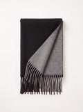 Double-Faced Solid Scarf | Cashmere-Feel Long Fringe Wrap