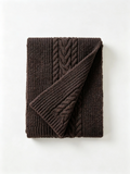 Brushed Rib Wool-Blend Scarf