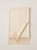 300g Cashmere-Feel Oversized Fringe Scarf | Solid Blanket Wrap