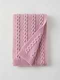 100% Wool Textured Knit Scarf