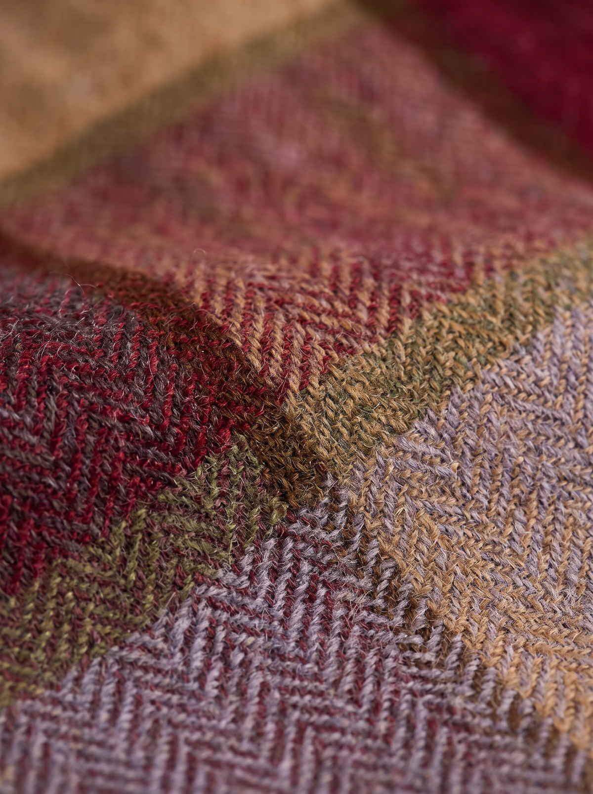 100% Wool Heritage Plaid Scarf