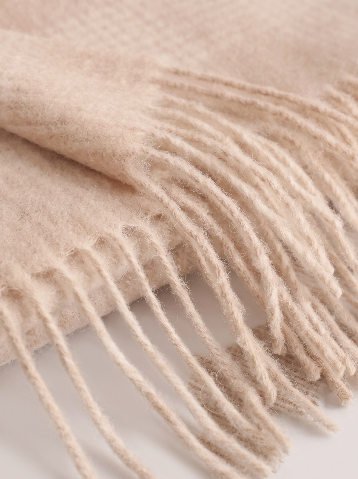 100% Wool Fine-Line Check Scarf
