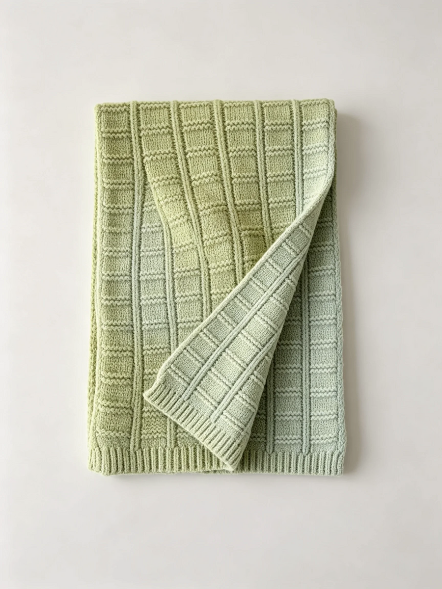 Cable-Knit Winter Scarf