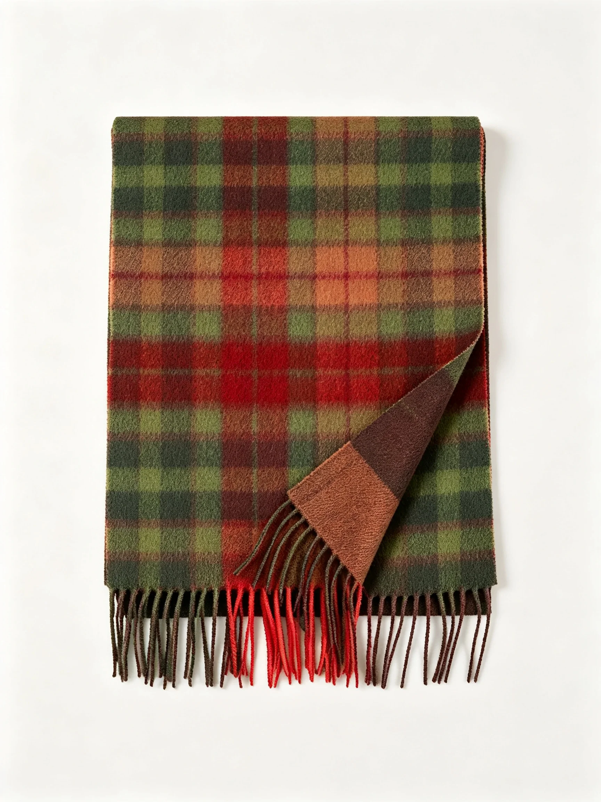 100% Wool Heritage Plaid Scarf