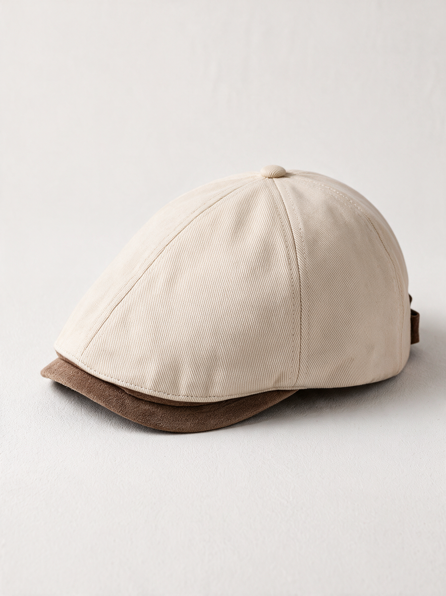 Cotton Twill Newsboy Cap