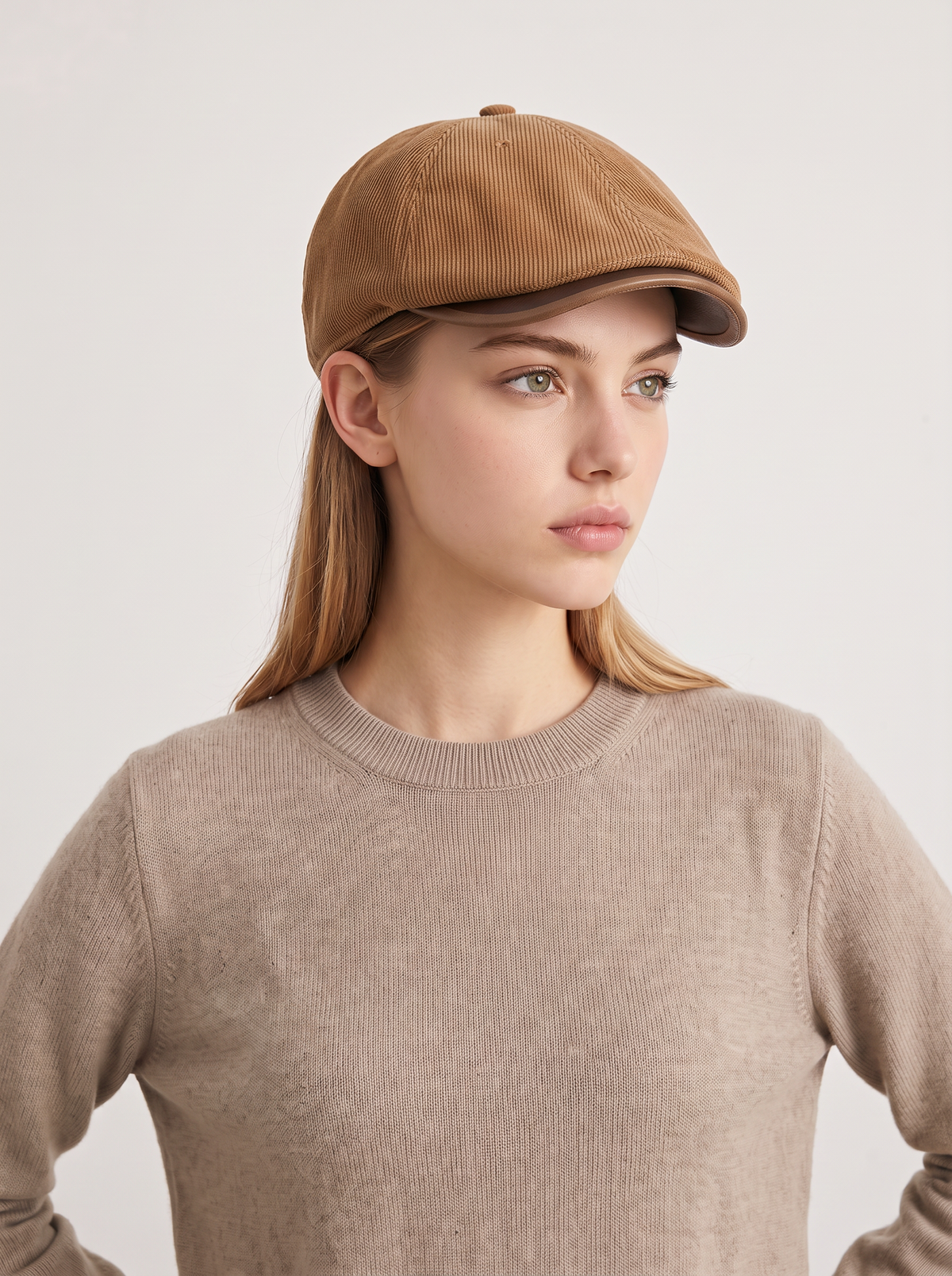 Corduroy Newsboy Cap