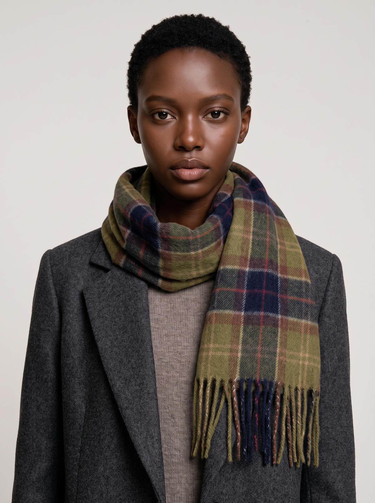 100% Wool Classic Tartan Scarf