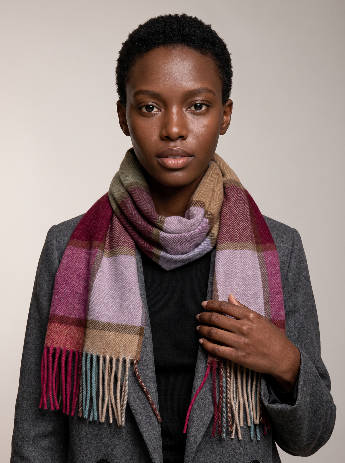100% Wool Heritage Plaid Scarf