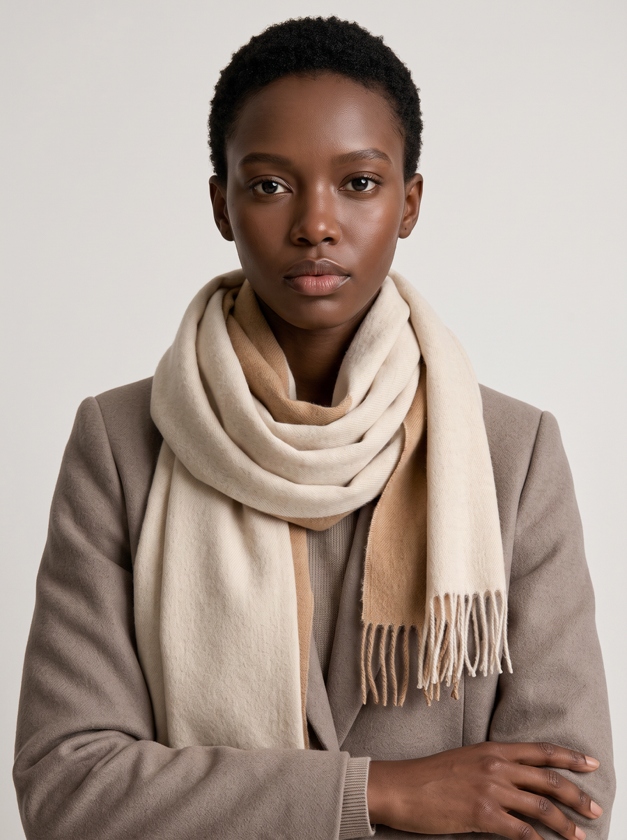 Lightweight 100% Wool Scarf