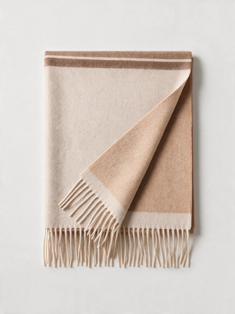 Lightweight 100% Wool Scarf